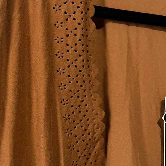 CHANCES R- NWT Light Weight Cardigan in Copper Brown Size S - Picture 3 of 4